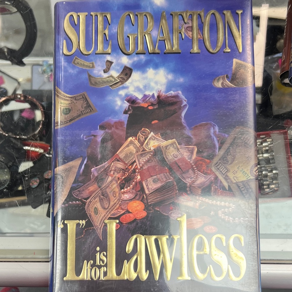 LAWLESS Book with Gold and Blue Cover autographed 0005